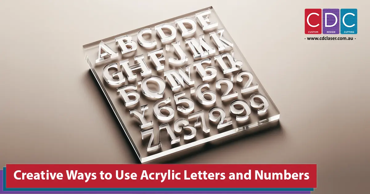 creative ways to use acrylic letters and numbers
