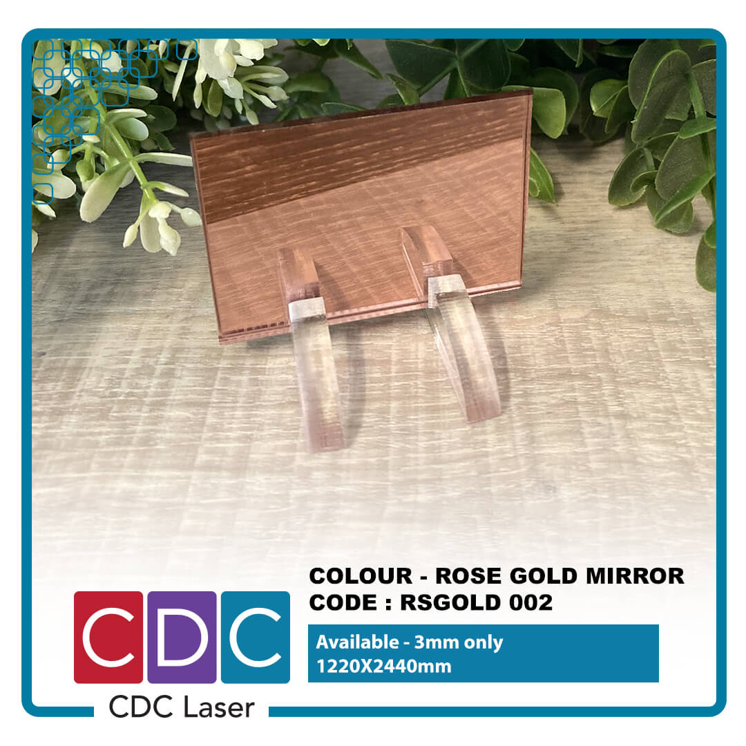 118. ROSE GOLD MIRROR