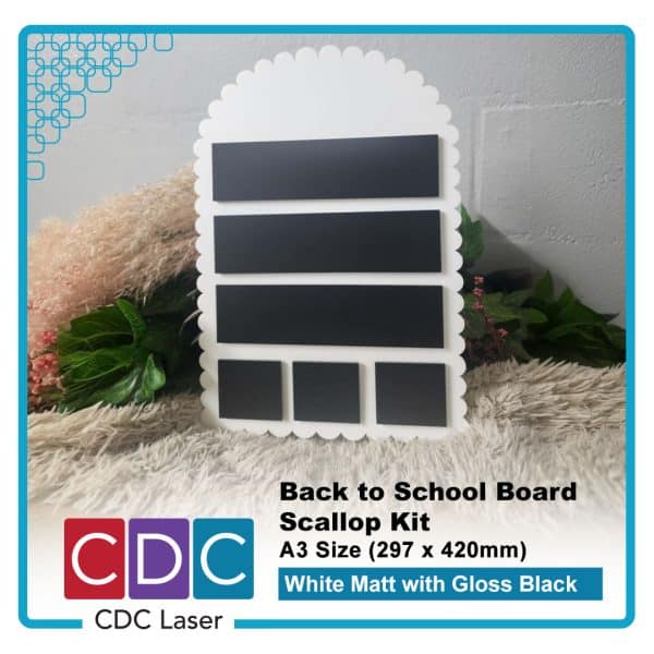 03_B. A3 White Matt with Gloss Black