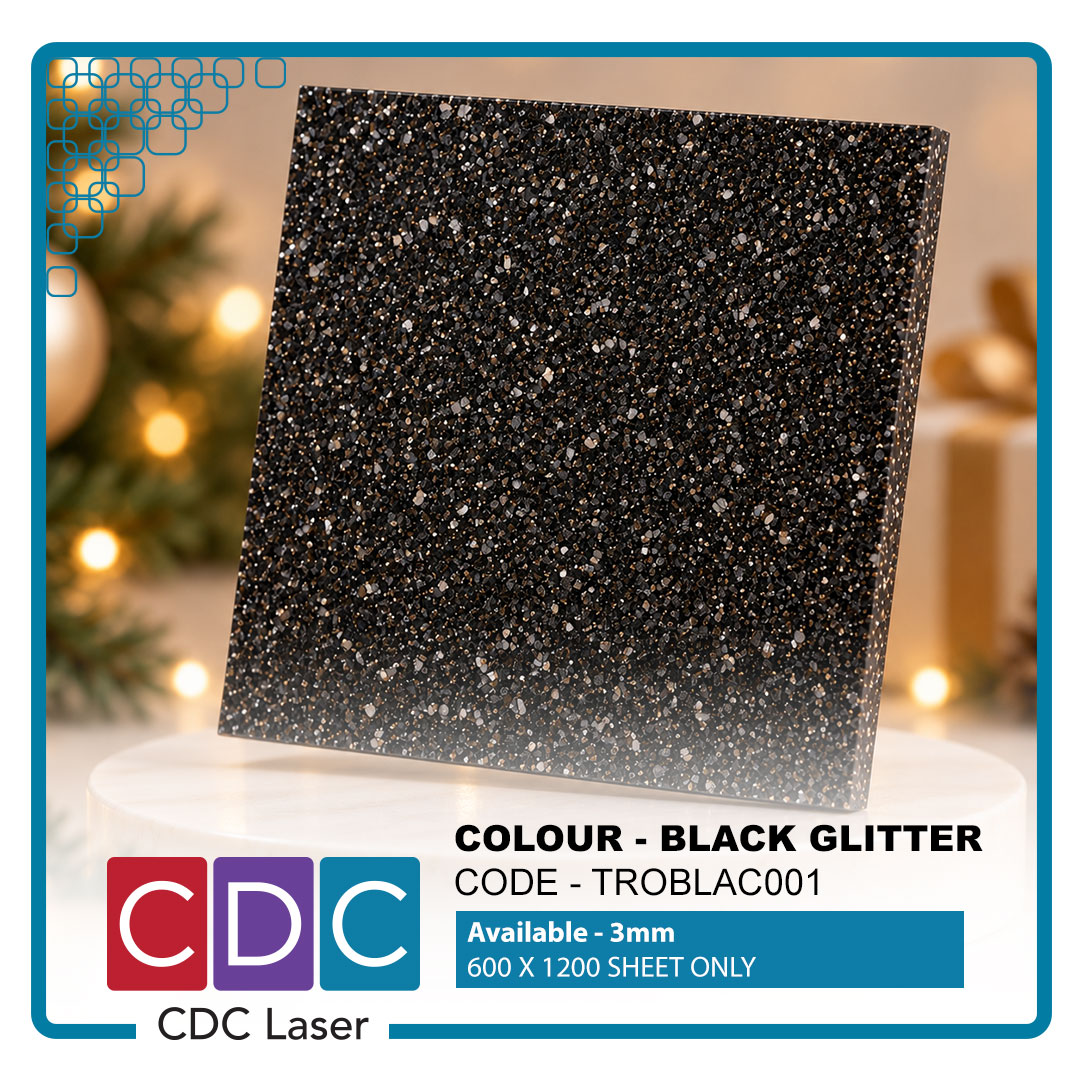 BLACK GLITTER XMAS