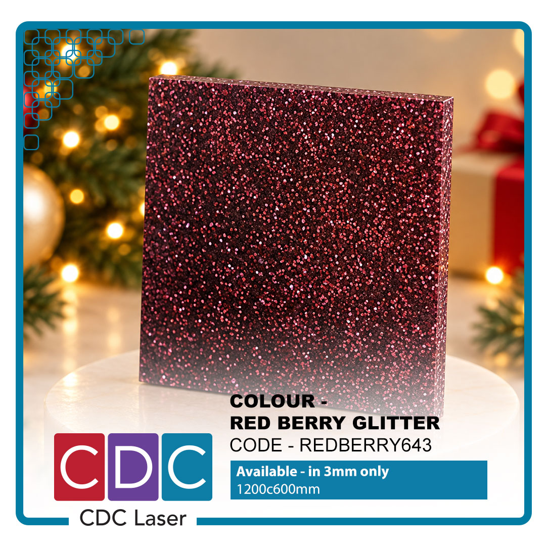 red berry glitter - Xmas