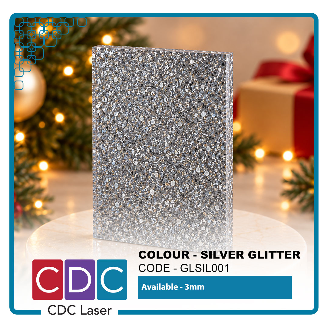 silver glitter -xmas