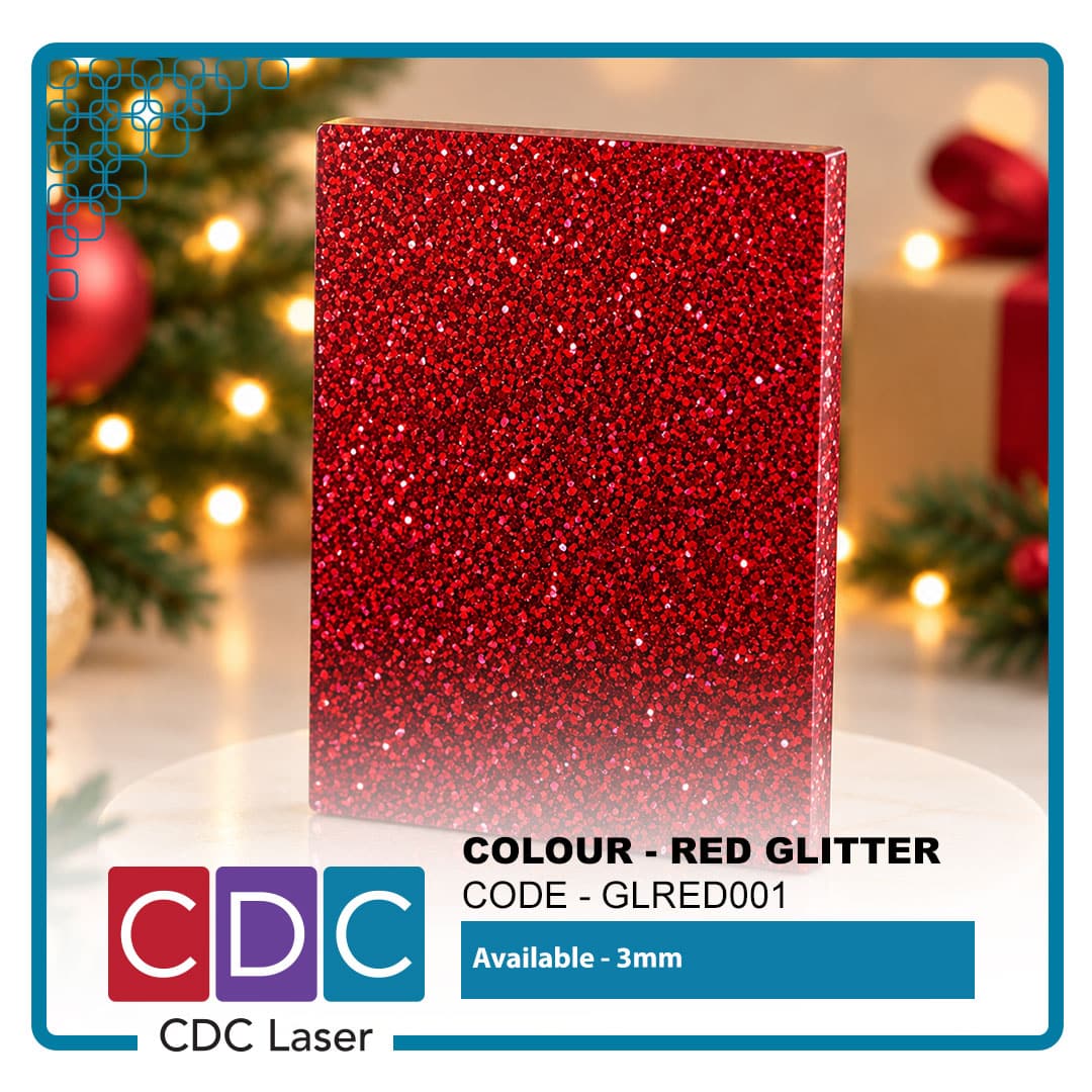 RED GLITER - XMAS
